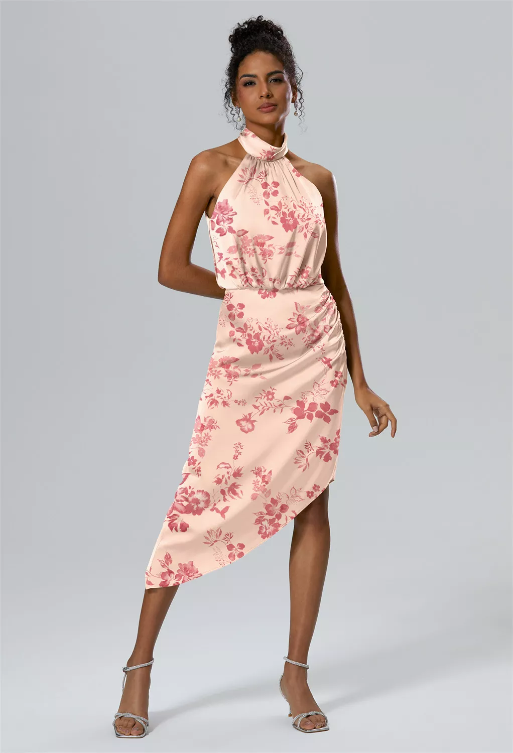 AW Ulrica Pink Cherry Blossom  Spring Wedding Guest Dresses